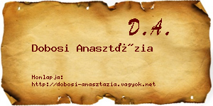 Dobosi Anasztázia névjegykártya
